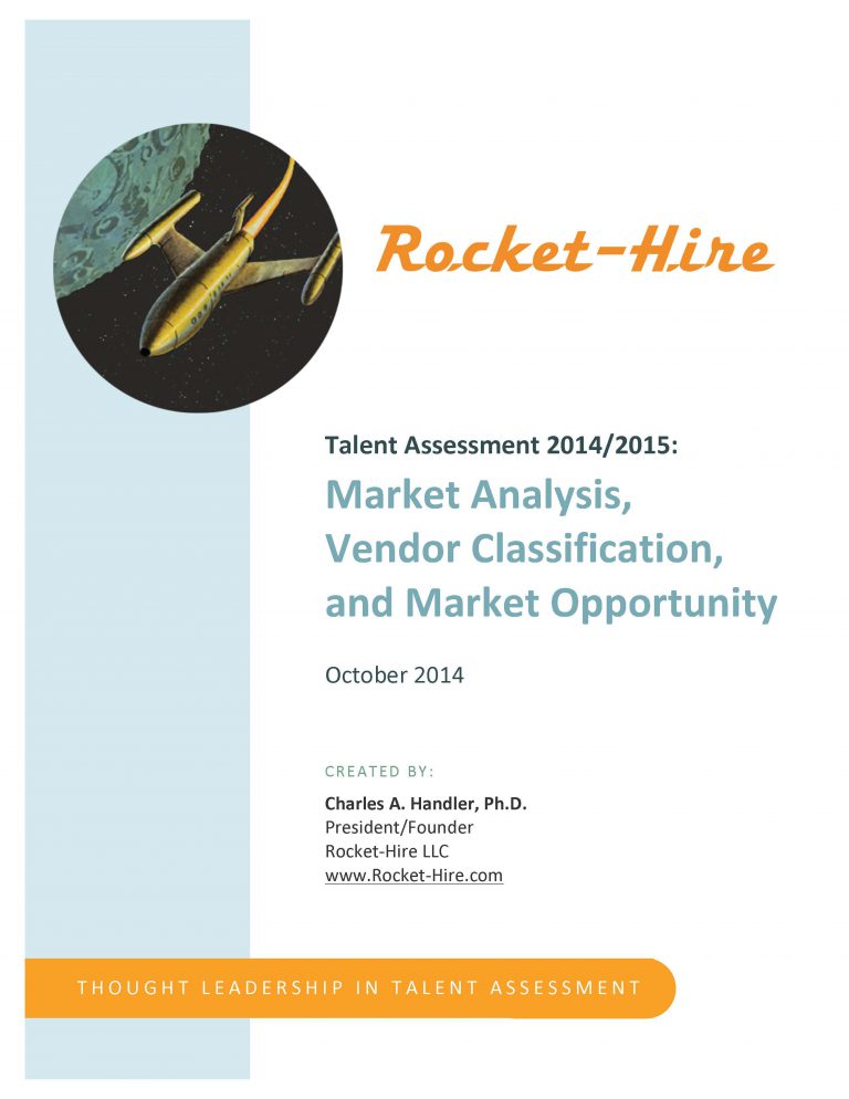 Rocket-Hire Talent Assessment Market Overview 2014-2015 cover image